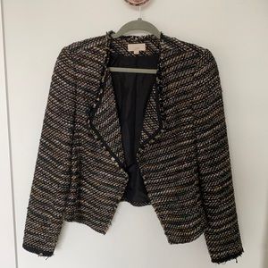 Frayed Tweed Blazer